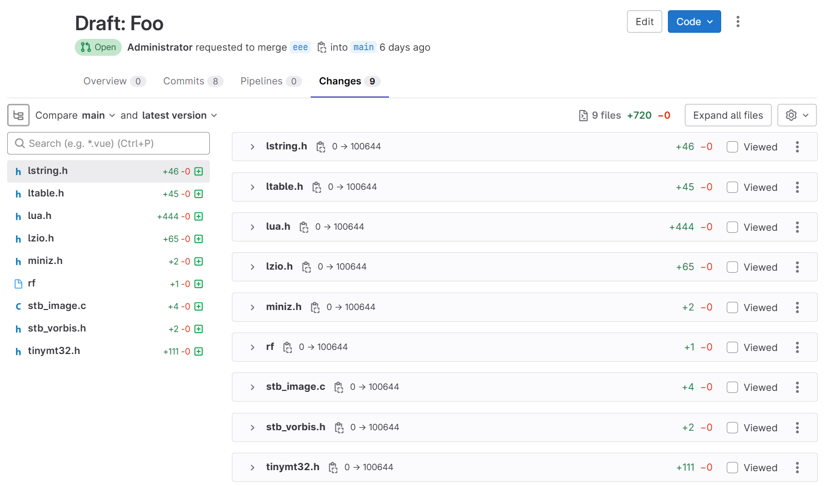 Gitlab Merge Request